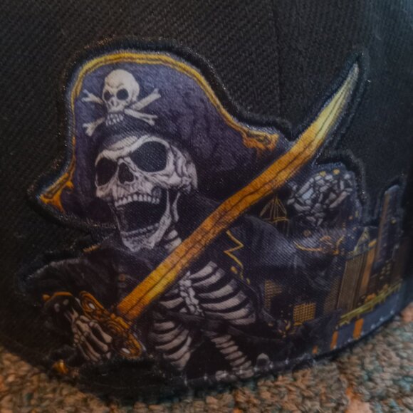RARE FIND! New Era 59Fifty Commemorative Pittsburgh Pirate Fitted Baseball Hat - Picture 4 of 11